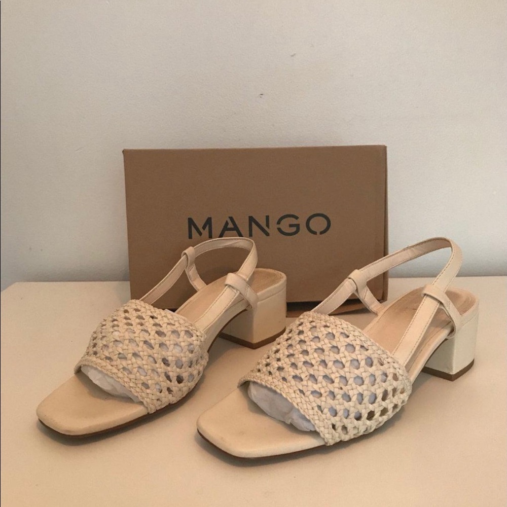 Mango block heel
